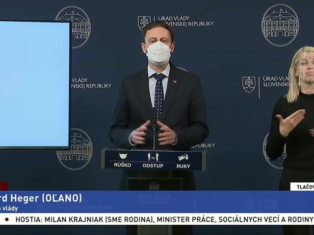 TB premiéra E. Hegera a predstaviteľov vlády o zrušení núdzového stavu