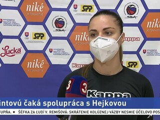 Čakám, že do tímu prinesie zdravú krv, hovorí o Bálintovej Hejková