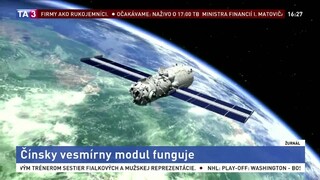 Modul vesmírnej stanice je v poriadku, oznámil to čínsky úrad
