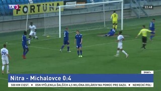 Trpká derniéra vo Fortuna lige. Nitra vysoko podľahla Michalovciam