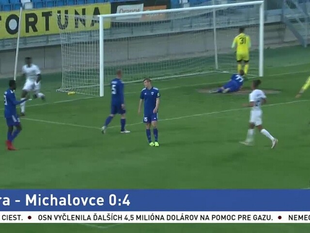 Trpká derniéra vo Fortuna lige. Nitra vysoko podľahla Michalovciam