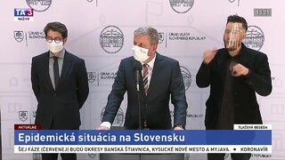 TB ministra V. Lengvarského o aktuálnej epidemickej situácii