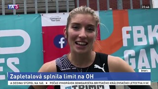 Zapletalová splnila limit na olympiádu, v Holandsku skončila štvrtá