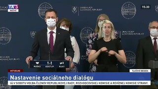TB premiéra E. Hegera o nastavení sociálneho dialógu
