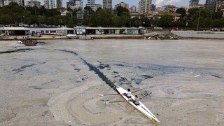 Turecké pobrežie trápi morský sliz, do mora prúdi aj odpad z Dunaja