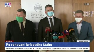 TB ministra R. Mikulca a V. Lengvarského o prípravách na tretiu vlnu