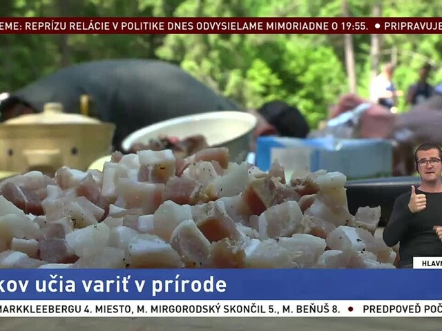 Študenti v Tatrách sa venujú zaujímavým aktivitám, učia sa variť v prírode