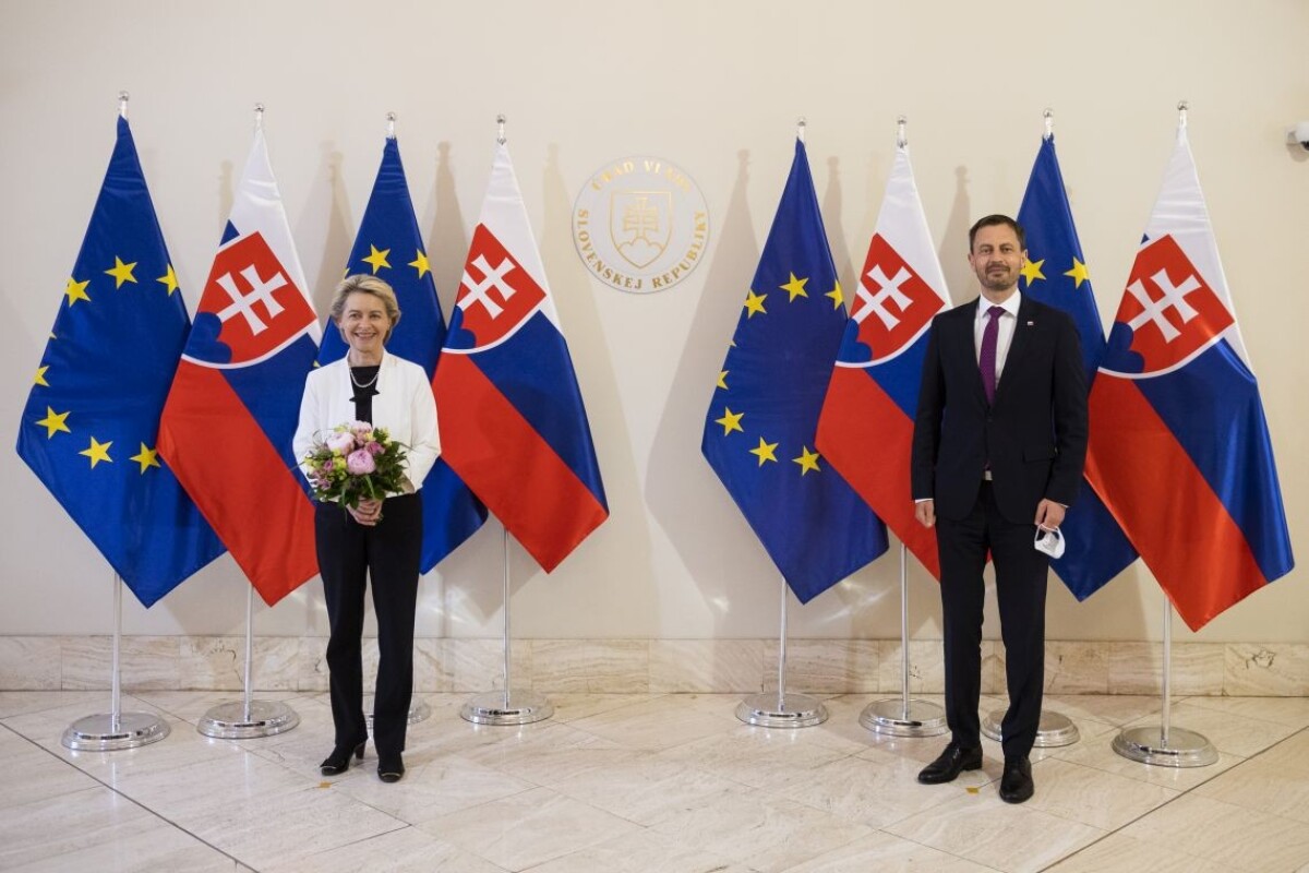 Predsedníčka Európskej komisie Ursula von der Leyenová na návšteve Slovenska.