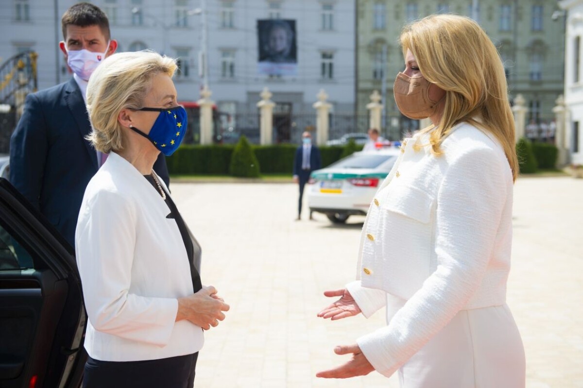 Predsedníčka Európskej komisie Ursula von der Leyenová na návšteve Slovenska.