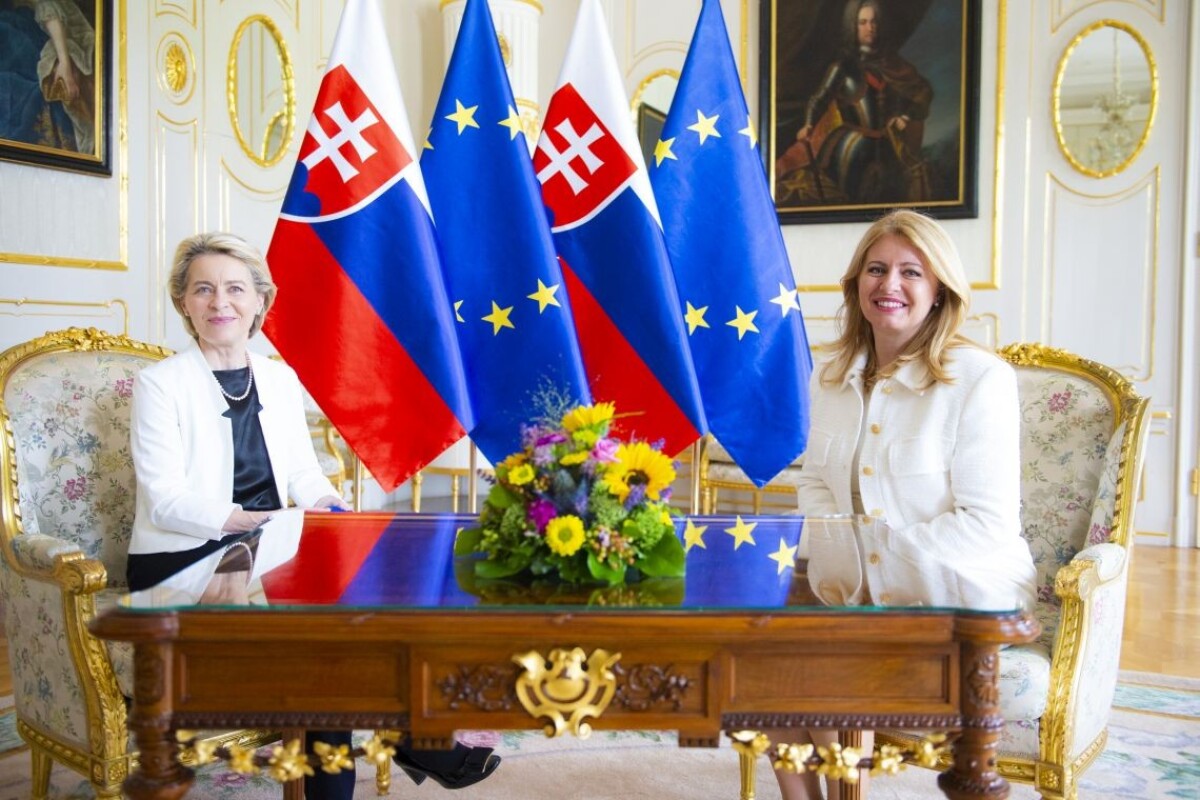 Predsedníčka Európskej komisie Ursula von der Leyenová na návšteve Slovenska.