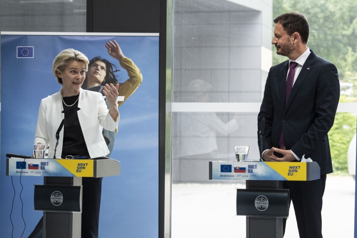 Predsedníčka Európskej komisie Ursula von der Leyenová na návšteve Slovenska.