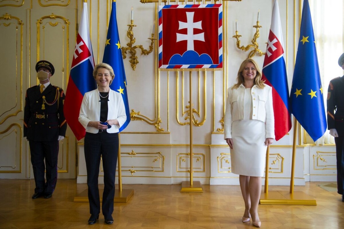 Predsedníčka Európskej komisie Ursula von der Leyenová na návšteve Slovenska.