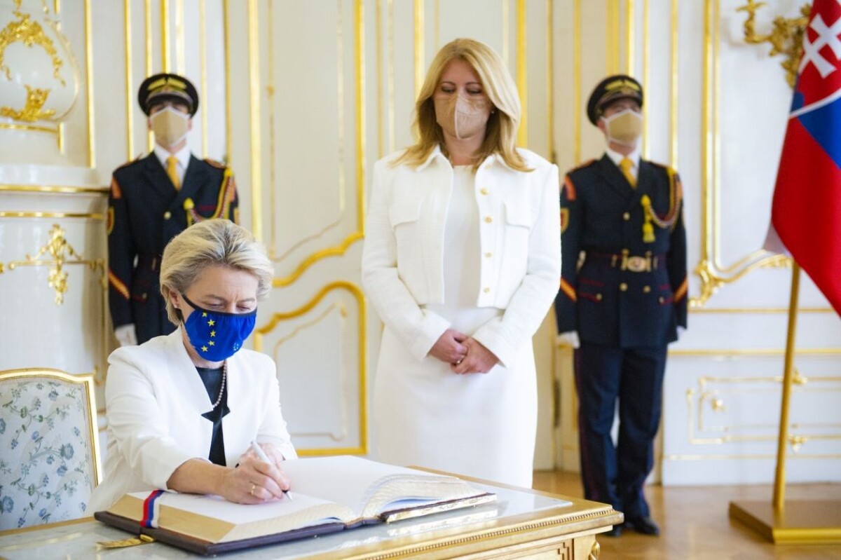 Predsedníčka Európskej komisie Ursula von der Leyenová na návšteve Slovenska.