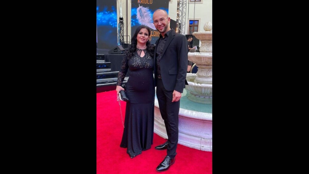 Generálna riaditeľka TA3 Mirjana Hron Sikimič s Jozefom Harhovským, majiteľom salónu krásy Runway Care & Beauty Bratislava.