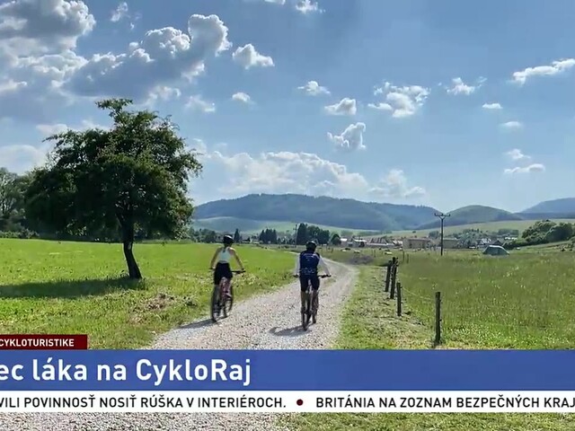 Rajecké cyklotrasy spájajú tie najkrajšie atrakcie, lákajú aj Saganovcov