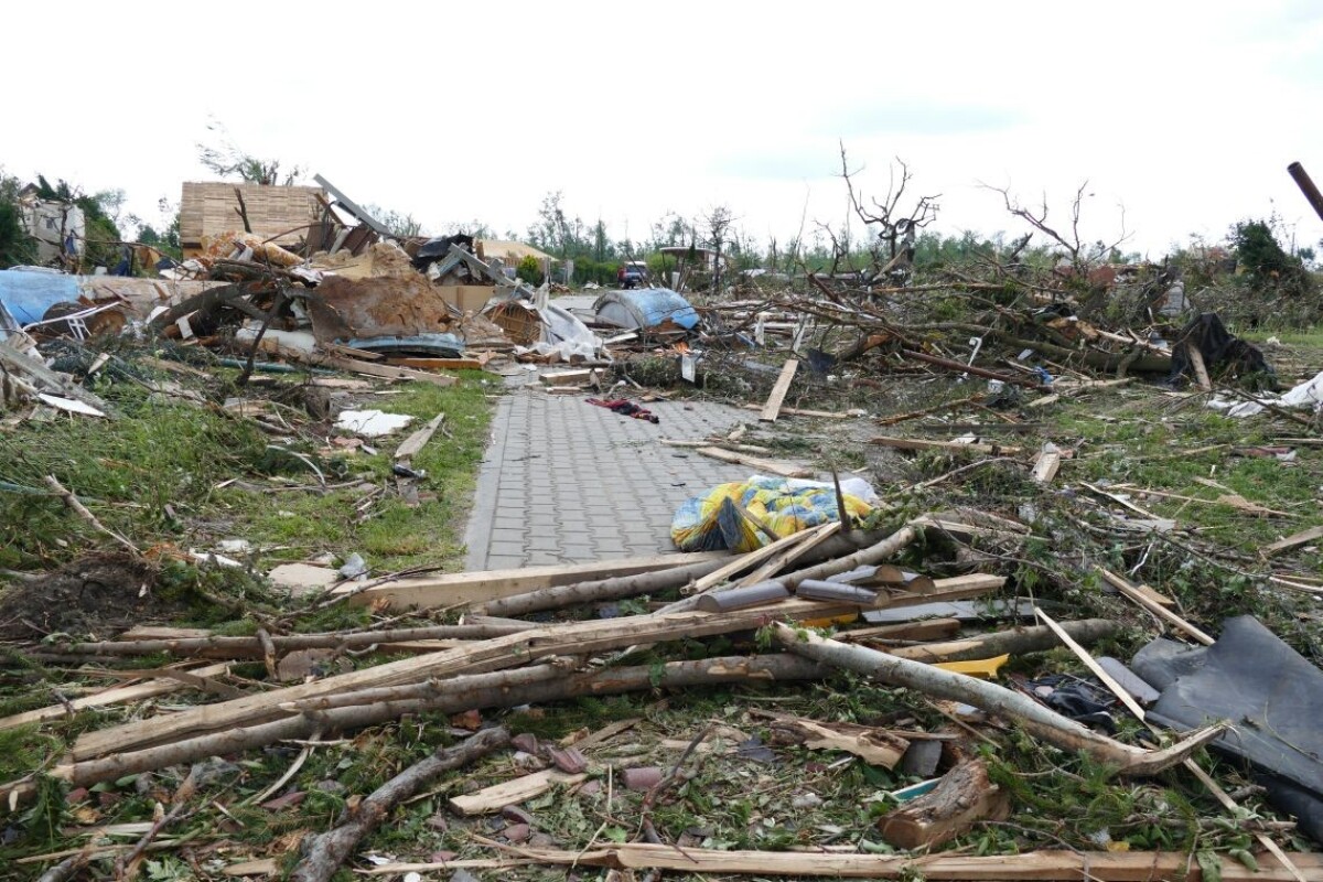 Ničivé tornádo na Morave.