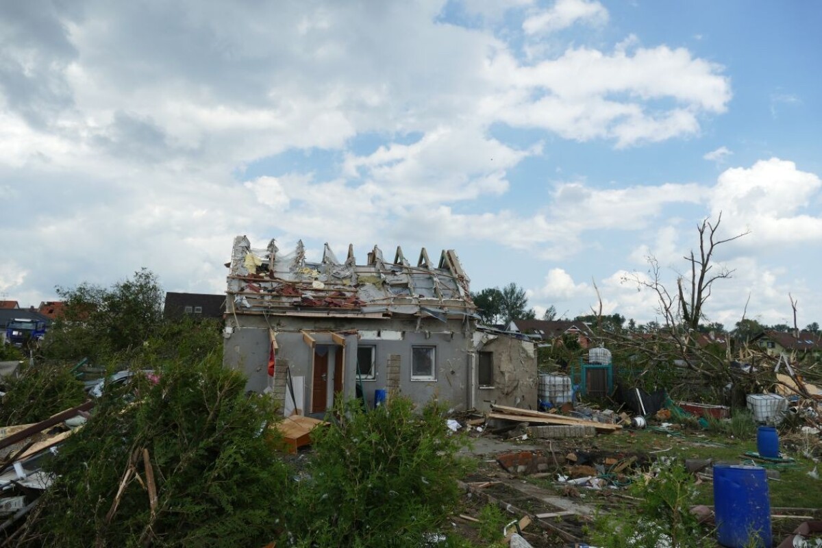 Ničivé tornádo na Morave.