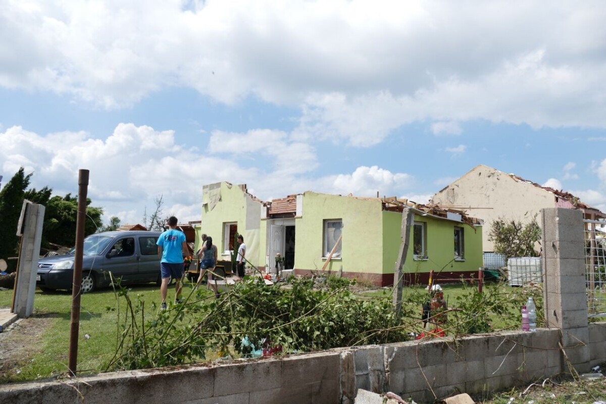 Ničivé tornádo na Morave.