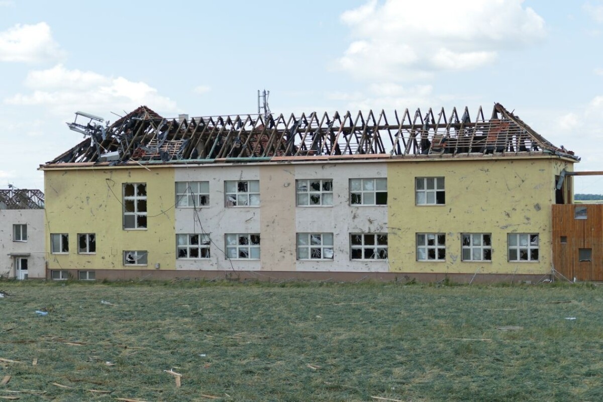 Ničivé tornádo na Morave.