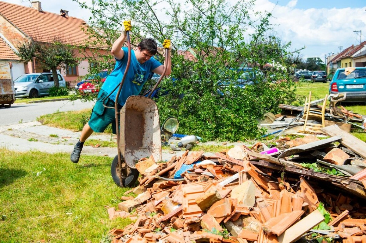 Ničivé tornádo na Morave.