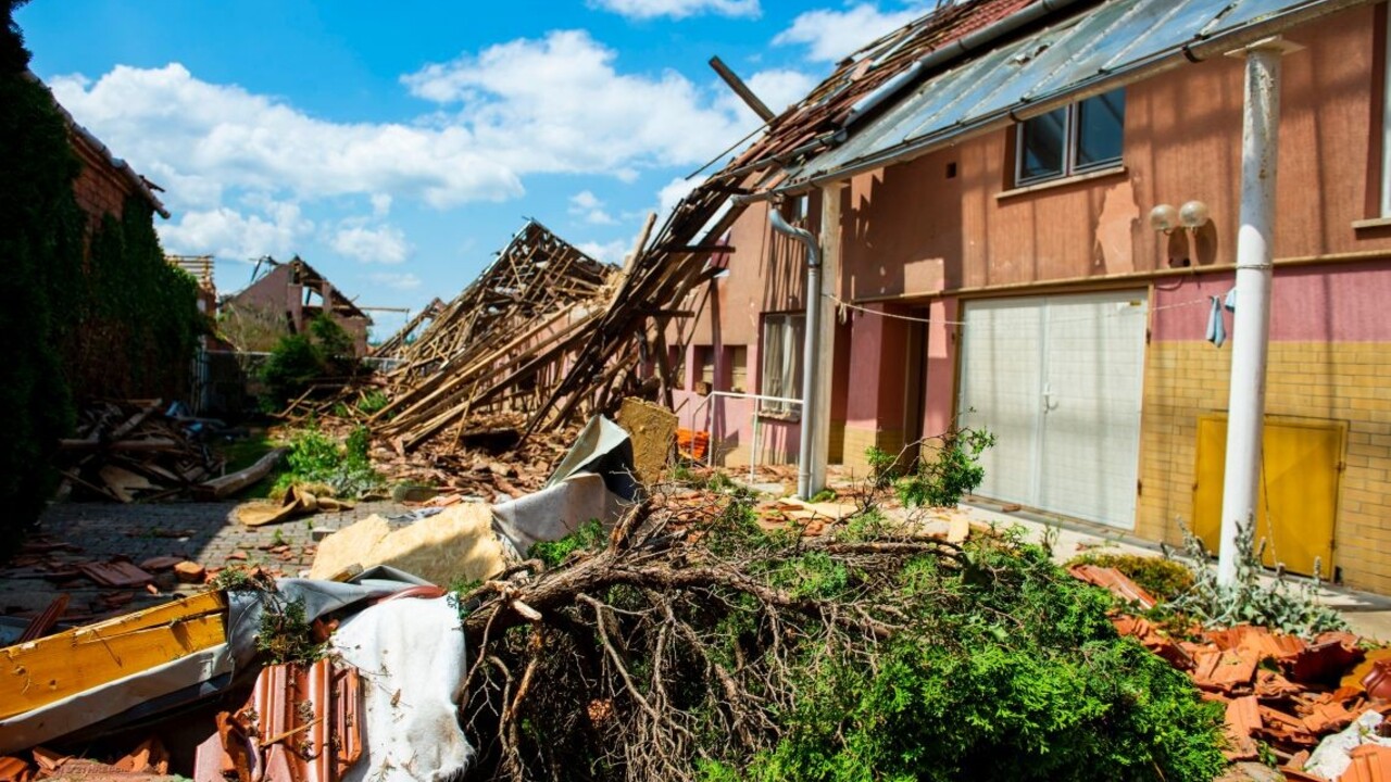Ničivé tornádo na Morave.