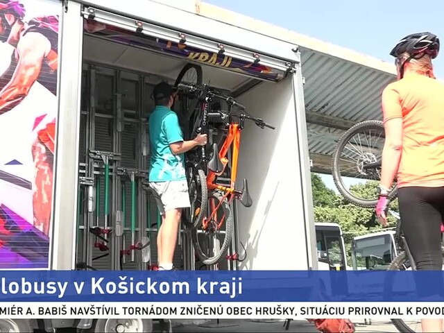V Košickom kraji budú jazdiť cyklobusy, cyklistov prepravia k obľúbeným trasám