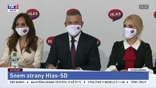 TB predsedu strany Hlas-SD P. Pellegriniho po sneme strany