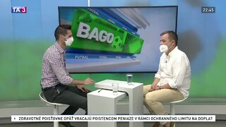 Bago s hráčskym skautom Róbertom Paldanom