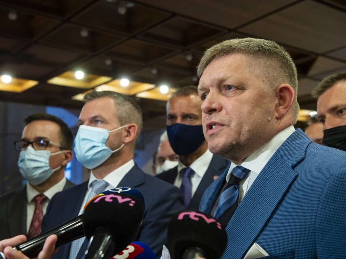 Pellegrini a Fico na spoločnej tlačovke: