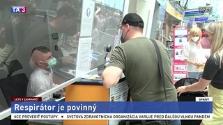 Na čo nezabudnúť pred odletom? Na letisku a na palube je povinný respirátor