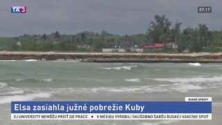 Búrka Elsa udrela na Kubu. Z oblastí preventívne evakuovali viac ako 100-tisíc ľudí