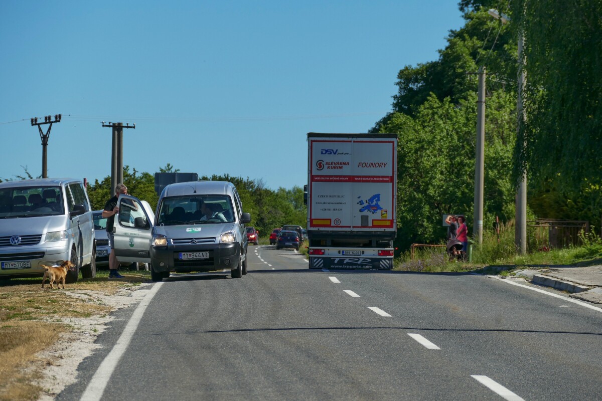 Protest obyvateľov Vrboviec proti uzatvoreniu hraničného priechodu