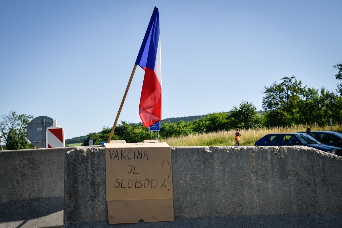 Protest obyvateľov Vrboviec proti uzatvoreniu hraničného priechodu