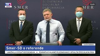 TB predstaviteľov strany Smer-SD o ďalších krokoch v súvislosti s referendom