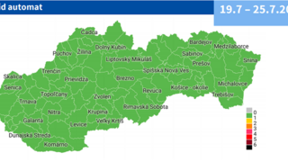 Slovensko je celé zelené. Od pondelka sú všetky okresy v monitoringu