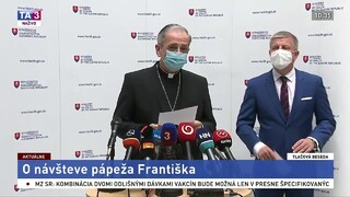Vyhlásenie V. Lengvarského a arcibiskupa S. Zvolenského k návšteve pápeža Františka