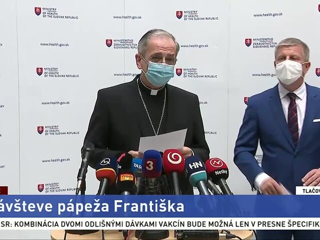 Vyhlásenie V. Lengvarského a arcibiskupa S. Zvolenského k návšteve pápeža Františka