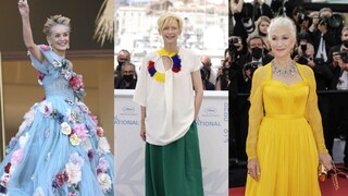 Módna prehliadka z udeľovania cien v Cannes: Slávne blond herečky stavili na hru farieb