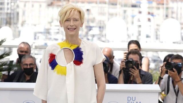 Tilda Swinton v Cannes