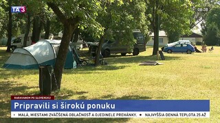 Dovolenka v stane či karavane. Čo ponúka kemping na bratislavských Zlatých pieskoch?
