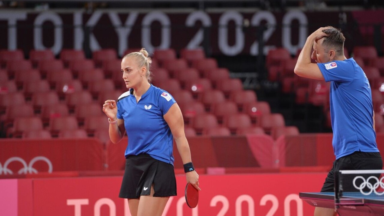 Balážová a Pištej ukončili púť v olympijskom mixe. V úvodnom semifinále prehrali s Rumunmi