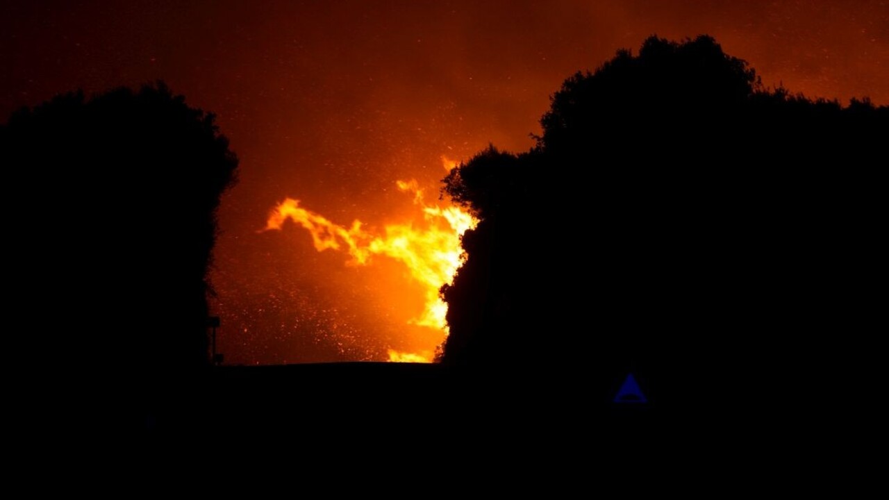 Požiare na Sardínii.