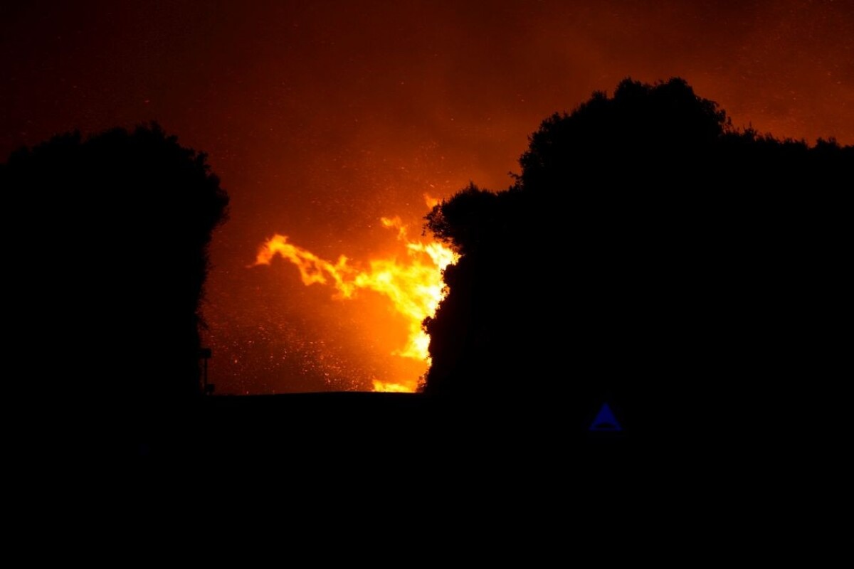 Požiare na Sardínii.