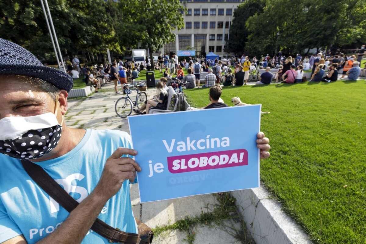 Verejná manifestácia s názvom Za očkované Slovensko