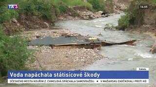V Košeckom Podhradí voda zmietla mosty aj domy, škody rátajú na státisíce