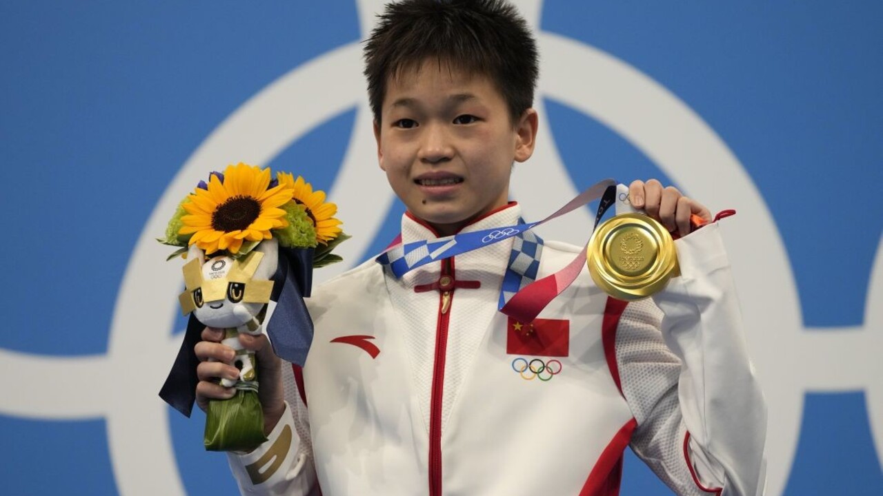 V skokoch do vody získala zlatú medailu iba 14-ročná Číňanka Čchüan Chung-čchan