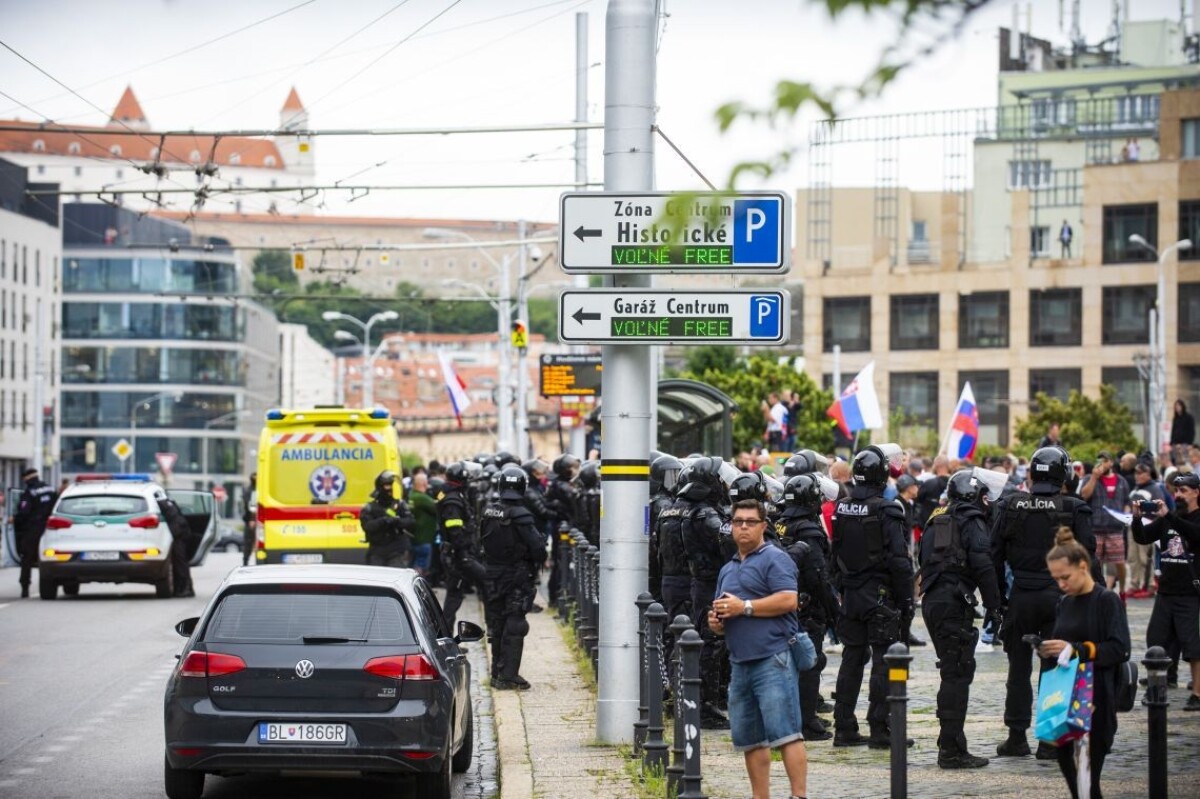 Protest v Bratislave