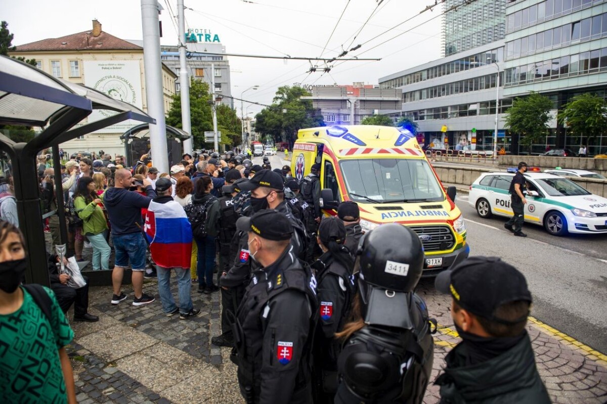 Protest v Bratislave