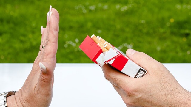 cigarety fajcenie nikotín