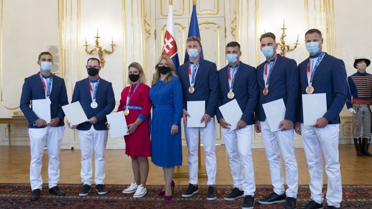 FOTO Prezidentka prijala medailistov z Tokia. Za úspechy sa im poďakovala